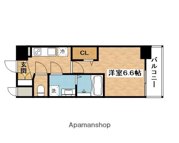 ファーストフィオーレ吹田レガーメ(1K/8階)の間取り写真