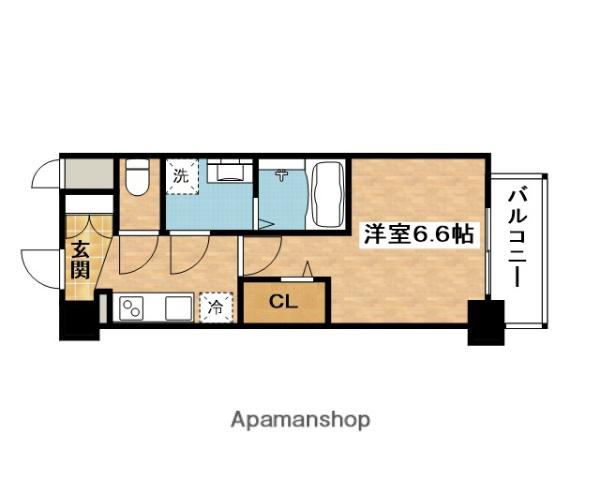 ファーストフィオーレ吹田レガーメ(1K/3階)の間取り写真