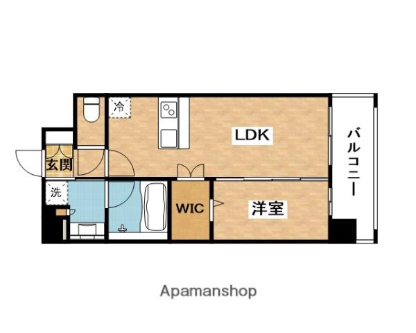 ブランシエスタ南吹田パークサイド(1LDK/8階)の間取り写真