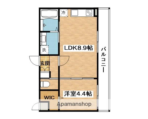 KTIレジデンス片山町(1LDK/3階)の間取り写真