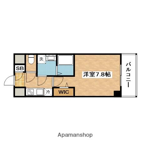 ファーストフィオーレ江坂ラディール(1K/3階)の間取り写真