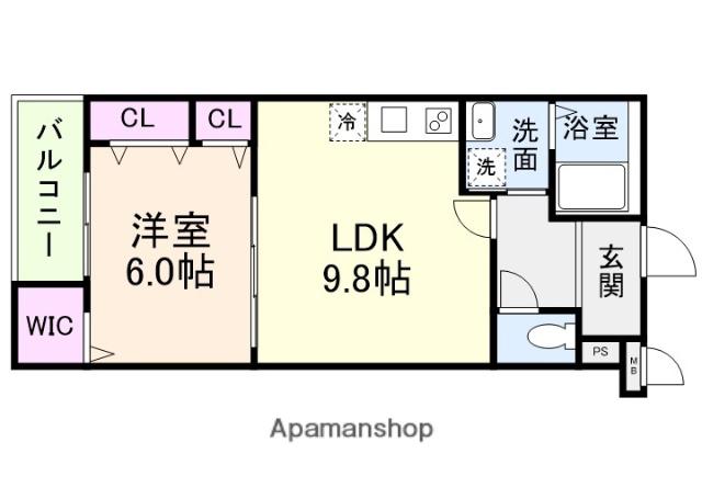 フジパレス GRAND 南茨木(1LDK/1階)の間取り写真