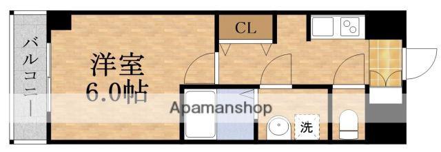 クレアート北大阪レヴァンテ(1K/9階)の間取り写真