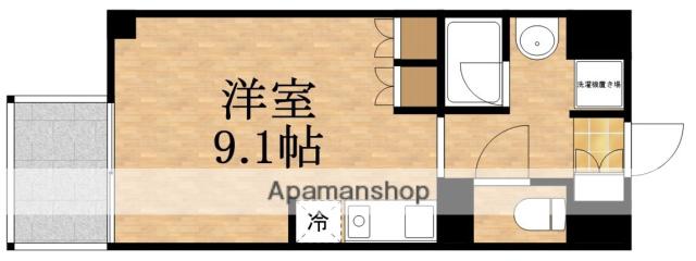 エスティーライフ大阪都島(ワンルーム/10階)の間取り写真