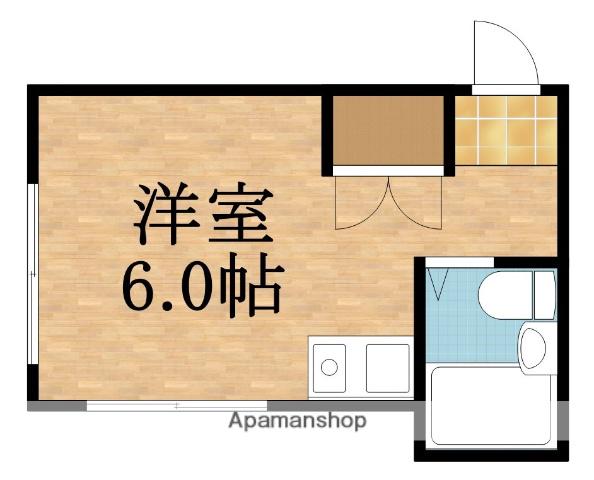 サンライズ中宮(ワンルーム/5階)の間取り写真