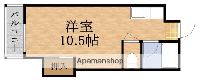 東洋プラザ桜の宮(1K/4階)の間取り写真