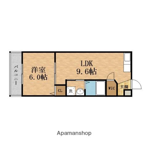Mプラザ城東弐番館(1LDK/2階)の間取り写真