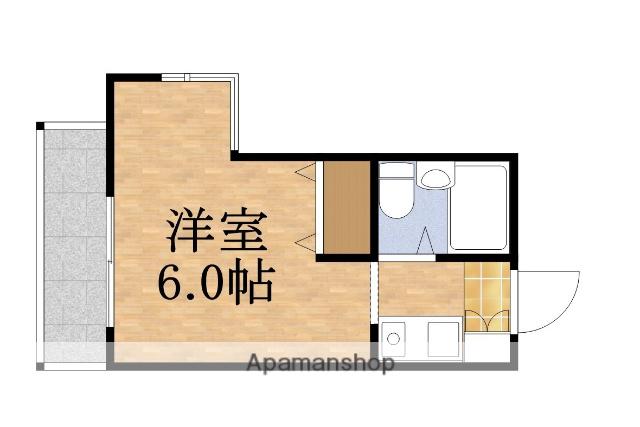 DO野江内代(1K/4階)の間取り写真