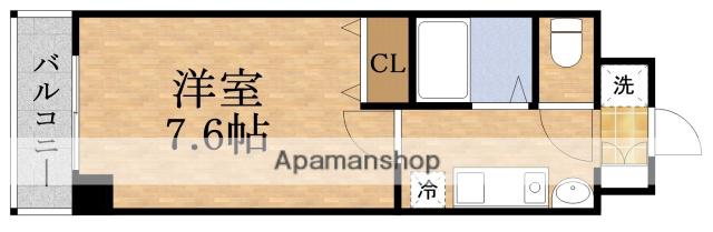 Mプラザ蒲生四駅前(1K/6階)の間取り写真