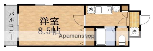 Mプラザ蒲生四駅前(1K/4階)の間取り写真