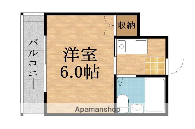 AXIOSNOEサウス(1K/2階)の間取り写真
