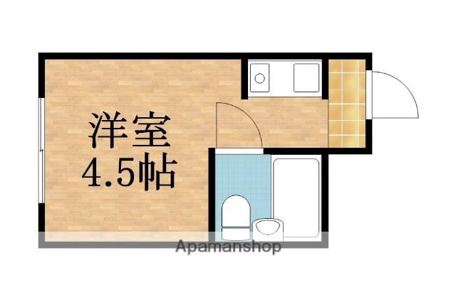 プレアール高殿(ワンルーム/2階)の間取り写真