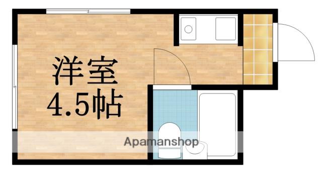 プレアール高殿(ワンルーム/2階)の間取り写真