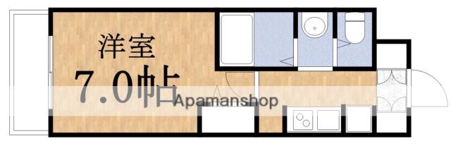 GRAN CASA MIYAKOJIMA(1K/2階)の間取り写真