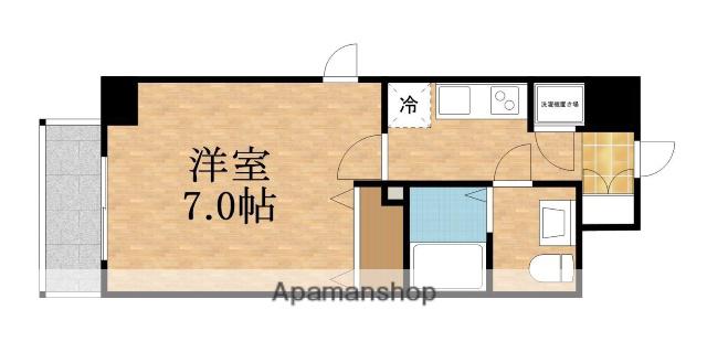 RESIUR-H大阪城NORD(1K/4階)の間取り写真