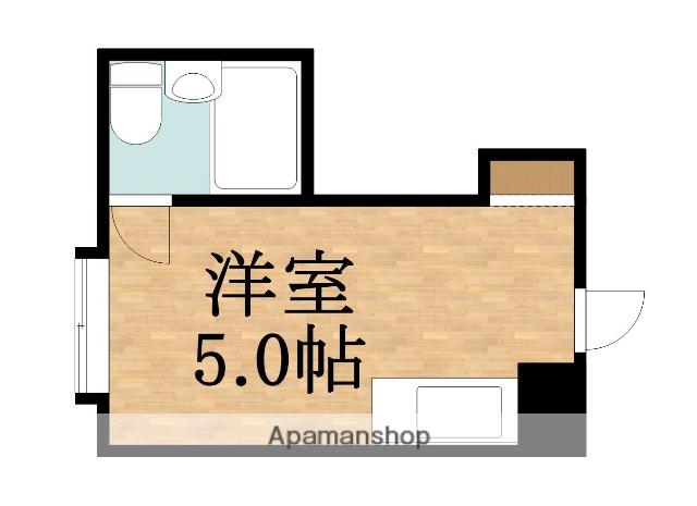 京橋ハイツ30(ワンルーム/4階)の間取り写真