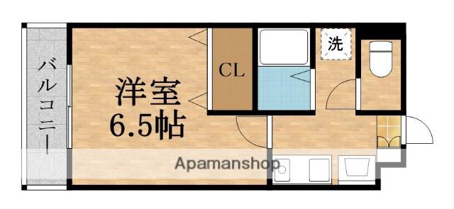 レジナコート(1K/10階)の間取り写真