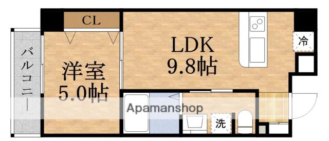 ヴァンスタージュ関目(1LDK/7階)の間取り写真