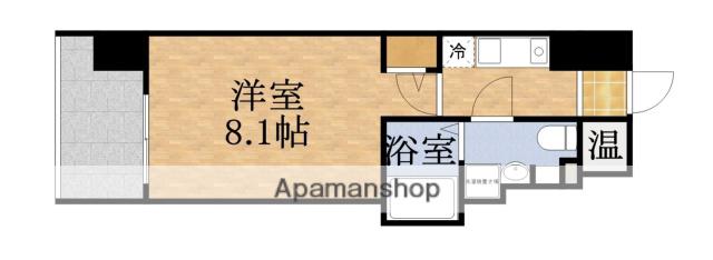GRAMERCY京橋(1K/5階)の間取り写真