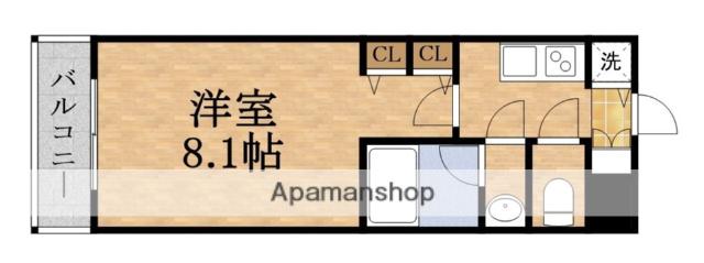 エスティメゾン京橋(1K/11階)の間取り写真