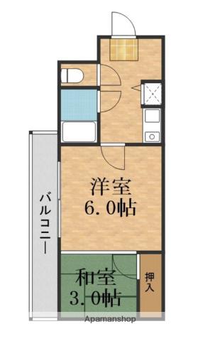 EMBLEM都島(2K/2階)の間取り写真