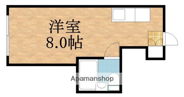 マノールビル(ワンルーム/4階)の間取り写真