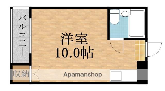 サンピアレス都島(ワンルーム/2階)の間取り写真