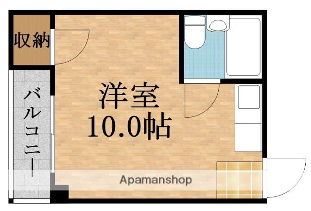 毛馬シティハイツ(ワンルーム/3階)の間取り写真