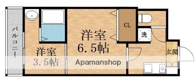 ヒルズR&A(1K/5階)の間取り写真