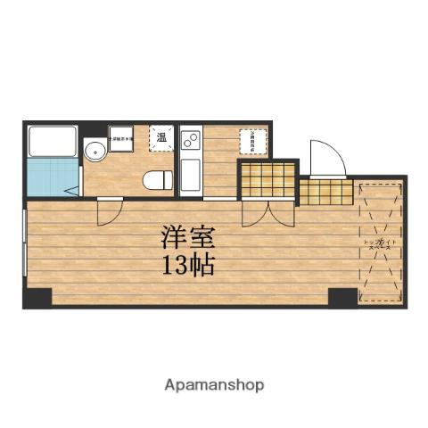 レンファ奥の坊(1K/2階)の間取り写真