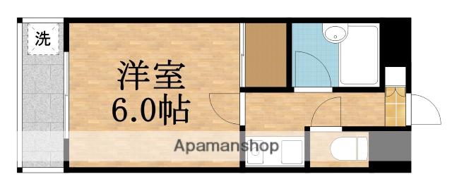 ルポ大宮(1K/3階)の間取り写真