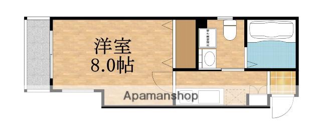 ベリーウェル都島2(1K/3階)の間取り写真