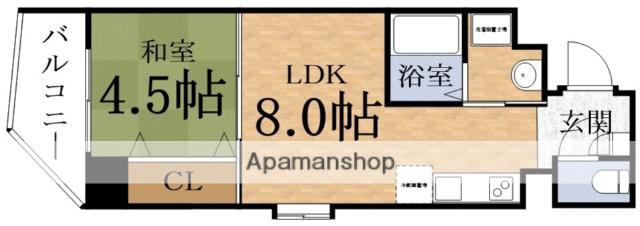 パークヒルズ都島NOBLE(1LDK/6階)の間取り写真