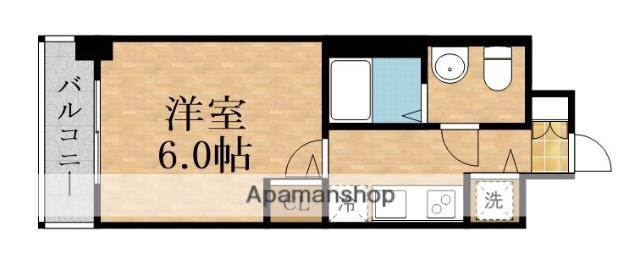 ESLEAD大阪城(1K/8階)の間取り写真