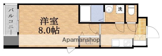 RESIUR-H 都島(1K/6階)の間取り写真