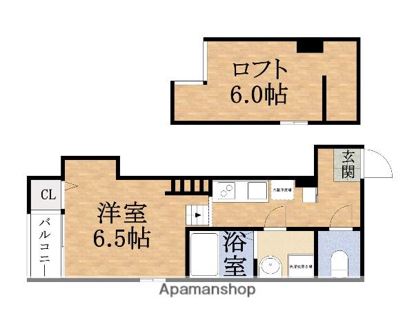 ST.グランディール(ワンルーム/1階)の間取り写真