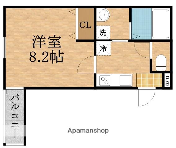 フジパレス中宮Ⅴ番館(1K/3階)の間取り写真
