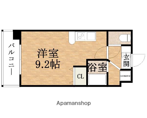 セゾンラトゥールMIYAKOJIMA(ワンルーム/6階)の間取り写真
