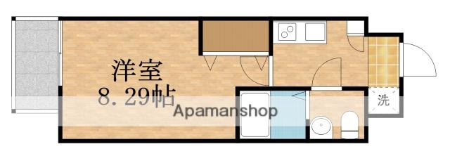 サンヴィラ都島北通(1K/3階)の間取り写真