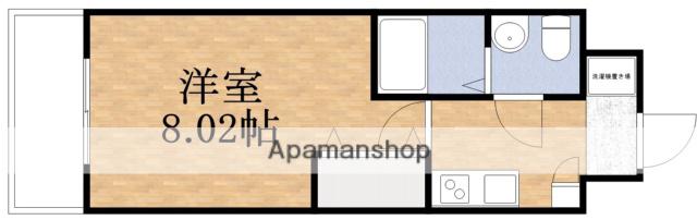 サンヴィラ都島北通(1K/8階)の間取り写真