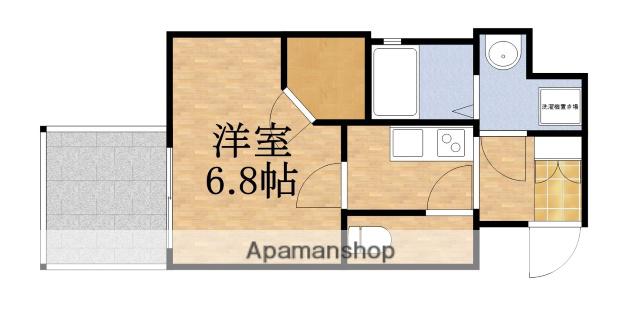 SOAR城東蒲生(1K/2階)の間取り写真
