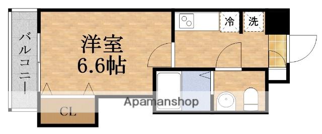 ラグゼ桜ノ宮(1K/7階)の間取り写真