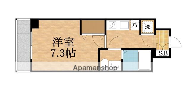 SERENITECLAIR(1K/12階)の間取り写真