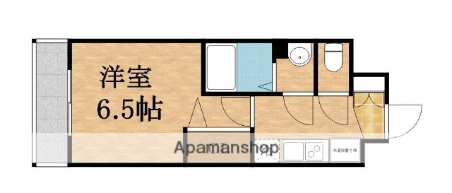 ララプレイス京橋シティオス(1K/2階)の間取り写真