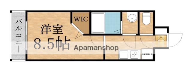 ワールドアイ京橋NORD(1K/5階)の間取り写真
