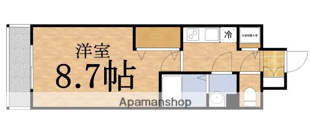 サムティ都島ノース(1K/6階)の間取り写真