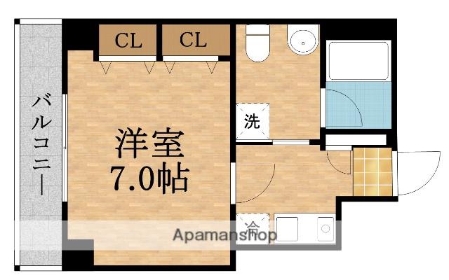 アヴェルラ(1K/3階)の間取り写真
