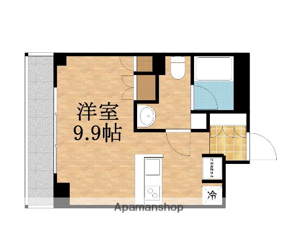 セイワパレス京橋コルティーレ(ワンルーム/5階)の間取り写真