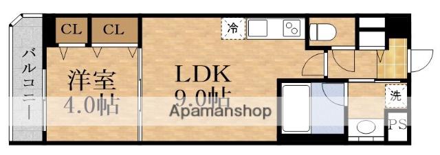 パーフェクトライフ京橋駅前(1LDK/2階)の間取り写真