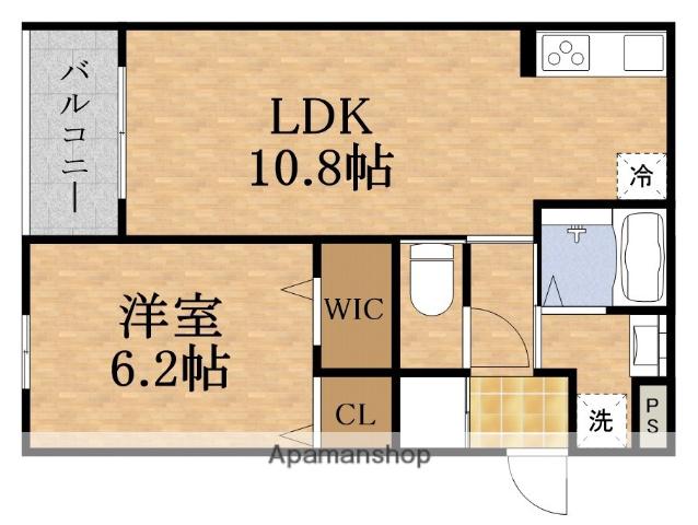 グランドール清水(1LDK/3階)の間取り写真